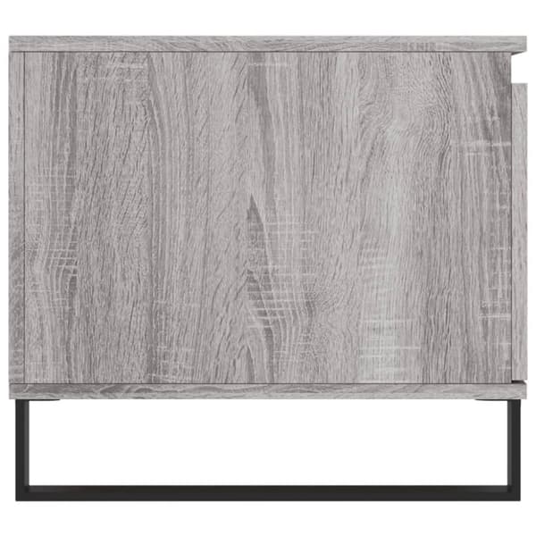vidaXL Soffbord grå sonoma 100x50x45 cm konstruerat trä