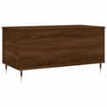 Miniatyrbillede 5 af 11: vidaXL sofabord 90x44,5x45 cm konstrueret træ brun egetræsfarve