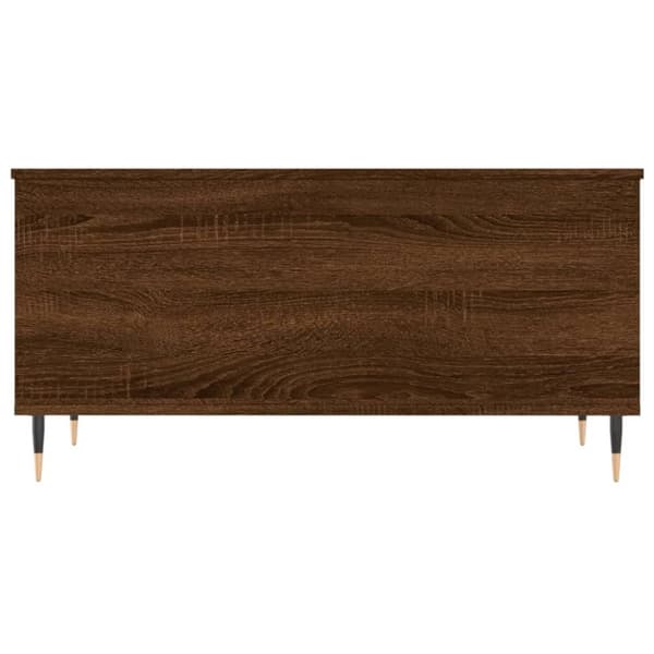vidaXL sofabord 90x44,5x45 cm konstrueret træ brun egetræsfarve