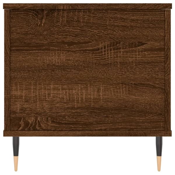 vidaXL sofabord 90x44,5x45 cm konstrueret træ brun egetræsfarve