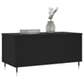 Miniatyrbillede 4 af 11: vidaXL sofabord 90x44,5x45 cm konstrueret træ sort