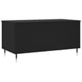 Miniatyrbillede 5 af 11: vidaXL sofabord 90x44,5x45 cm konstrueret træ sort