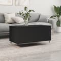 Miniatyrbillede 2 af 11: vidaXL sofabord 90x44,5x45 cm konstrueret træ sort