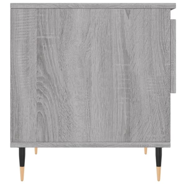 vidaXL Sohvapöytä harmaa Sonoma 50x46x50 cm tekninen puu
