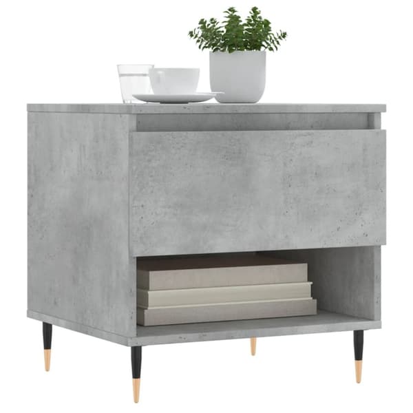 vidaXL Sohvapöydät 2 kpl betoninharmaa 50x46x50 cm tekninen puu