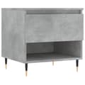 Pikkukuva 5 / 11: vidaXL Sohvapöydät 2 kpl betoninharmaa 50x46x50 cm tekninen puu