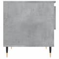 Pikkukuva 7 / 11: vidaXL Sohvapöytä betoninharmaa 50x46x50 cm tekninen puu