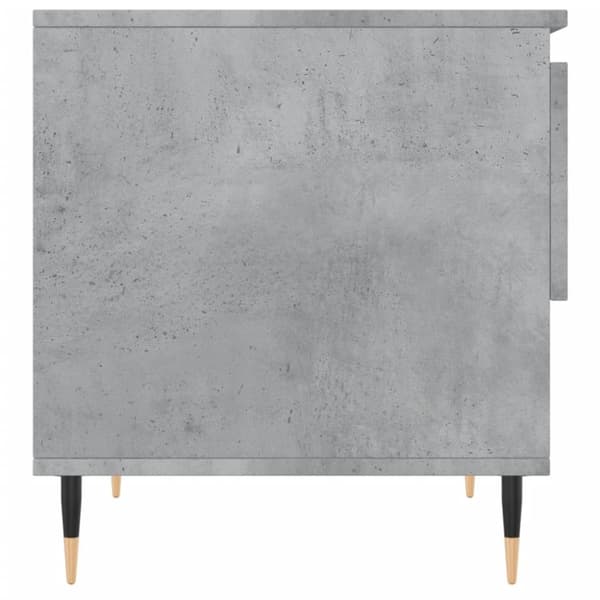 vidaXL Sohvapöytä betoninharmaa 50x46x50 cm tekninen puu