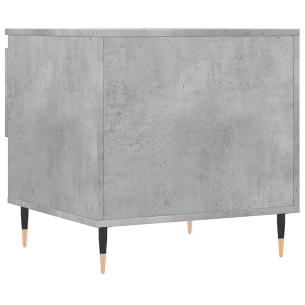 vidaXL Sohvapöytä betoninharmaa 50x46x50 cm tekninen puu