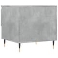 Pikkukuva 8 / 11: vidaXL Sohvapöytä betoninharmaa 50x46x50 cm tekninen puu