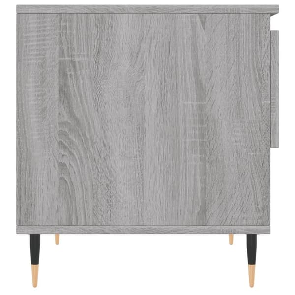 vidaXL sofaborde 2 stk. 50x46x50 cm konstrueret træ grå sonoma-eg
