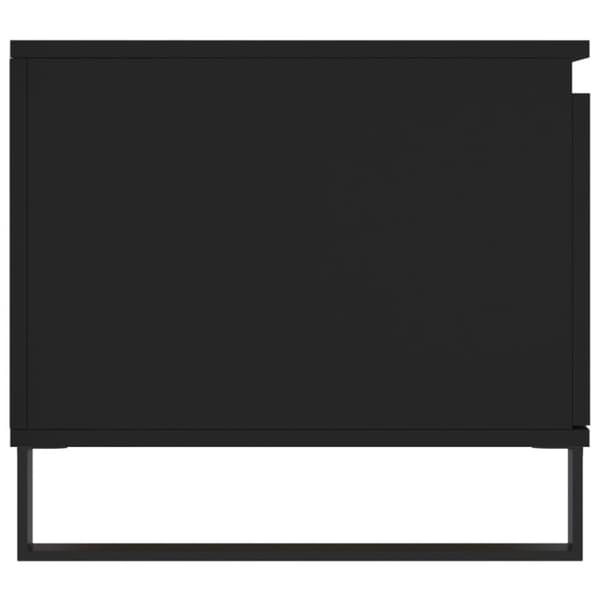 vidaXL Sohvapöytä musta 100x50x45 cm tekninen puu