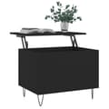 Miniatyrbillede 3 af 11: vidaXL sofabord 60x44,5x45 cm konstrueret træ sort