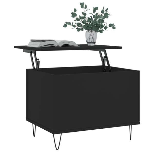 vidaXL sofabord 60x44,5x45 cm konstrueret træ sort