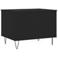 Miniatyrbillede 5 af 11: vidaXL sofabord 60x44,5x45 cm konstrueret træ sort