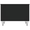Miniatyrbillede 6 af 11: vidaXL sofabord 60x44,5x45 cm konstrueret træ sort