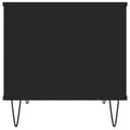 Miniatyrbillede 7 af 11: vidaXL sofabord 60x44,5x45 cm konstrueret træ sort