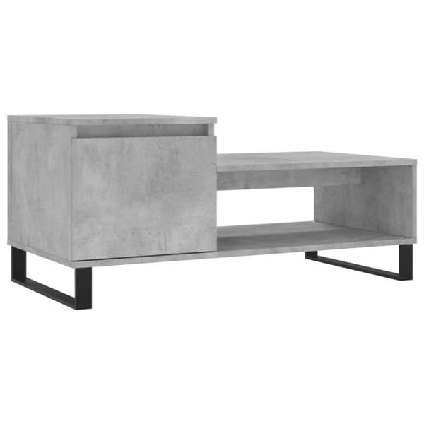 vidaXL sofabord 100x50x45 cm konstrueret træ betongrå