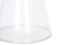 Miniatyrbild 7 av 9: Set om 2 sidobord Transparent glas 37 x 37 x 43 / 39 x 39 x 40 cm Kaffekonsol Oval designform Vardagsrum Modernt