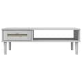 Miniatyrbillede 4 af 10: vidaXL sofabord SENJA 100x55x33 cm rattan-look massivt træ hvid