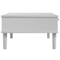 Miniatyrbillede 6 af 10: vidaXL sofabord SENJA 100x55x33 cm rattan-look massivt træ hvid
