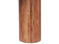 Miniatyrbilde 5 av 6: Sofabord med ben i hvit marmor og akasietre 90 x 45 x 35 cm Oval toppform Stue Moderne Minimalistisk
