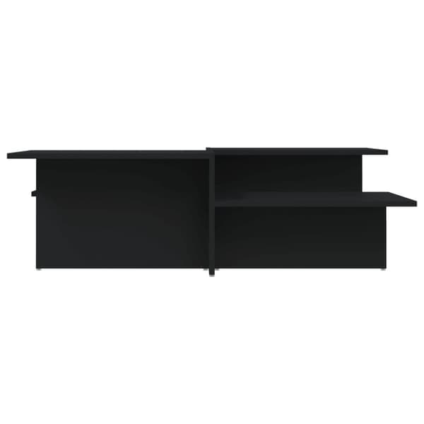 vidaXL Coffee Tables 2 pcs Svart Konstruerat Trä