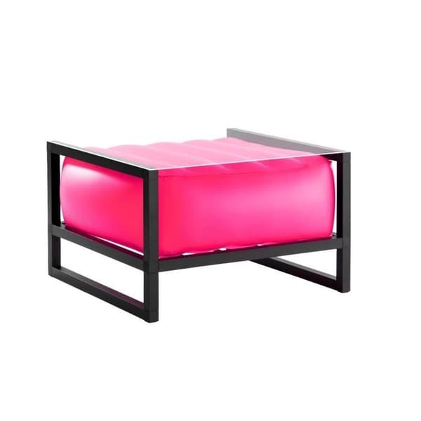 Modernt designersoffbord YOMI EKO - MOJOW - Rosa aluminiumstruktur