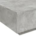 Miniatyrbillede 10 af 11: vidaXL sofabord med LED-lys 80x80x31 cm betongrå