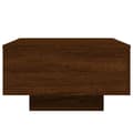 Miniatyrbillede 8 af 11: vidaXL sofabord med LED-lys 55x55x31 cm brun egetræsfarve
