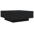 Miniatyrbillede 3 af 11: vidaXL sofabord med LED-lys 80x80x31 cm sort