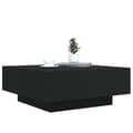 Miniatyrbillede 6 af 11: vidaXL sofabord med LED-lys 80x80x31 cm sort