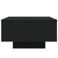 Miniatyrbillede 7 af 11: vidaXL sofabord med LED-lys 55x55x31 cm sort