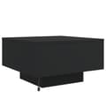 Miniatyrbillede 9 af 11: vidaXL sofabord med LED-lys 55x55x31 cm sort