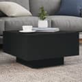 Miniatyrbillede 1 af 11: vidaXL sofabord med LED-lys 55x55x31 cm sort