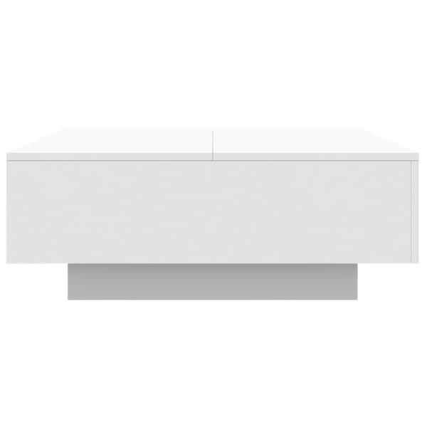 vidaXL Soffbord vit 80x80x31 cm konstruerat trä