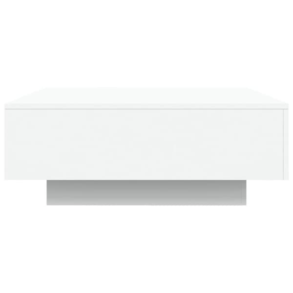 vidaXL Soffbord vit 80x80x31 cm konstruerat trä