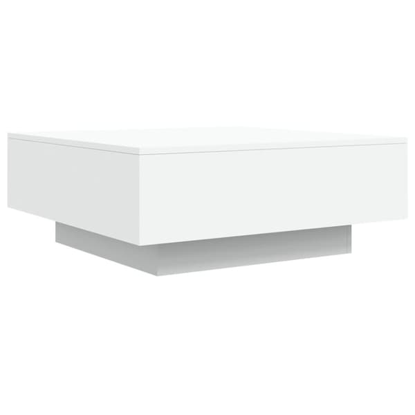 vidaXL Soffbord vit 80x80x31 cm konstruerat trä
