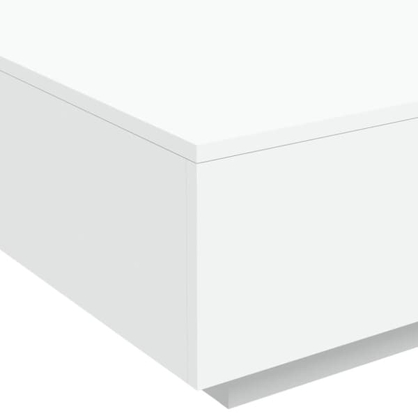 vidaXL Soffbord vit 80x80x31 cm konstruerat trä