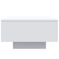 Miniatyrbillede 8 af 11: vidaXL sofabord med LED-lys 55x55x31 cm hvid