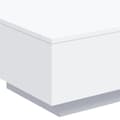 Miniatyrbillede 10 af 11: vidaXL sofabord med LED-lys 55x55x31 cm hvid