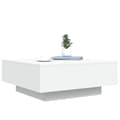 Miniatyrbillede 6 af 11: vidaXL sofabord med LED-lys 80x80x31 cm hvid