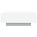 Miniatyrbillede 7 af 11: vidaXL sofabord med LED-lys 80x80x31 cm hvid