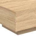 Miniatyrbillede 10 af 11: vidaXL sofabord med LED-lys 55x55x31 cm sonoma-eg
