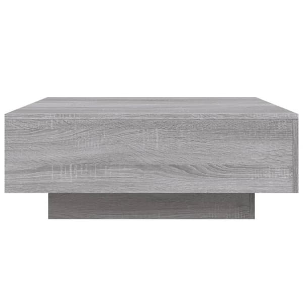 vidaXL sofabord 80x80x31 cm konstrueret træ grå sonoma-eg