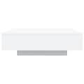 Miniatyrbillede 6 af 11: vidaXL sofabord med LED-lys 100x100x31 cm hvid