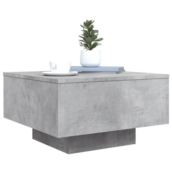 vidaXL Salongbord betonggrå 55x55x31 cm konstruert tre