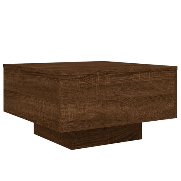 vidaXL Sohvapöytä ruskea tammi 55x55x31 cm tekninen puu