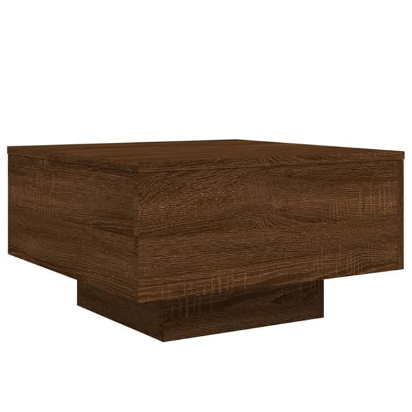 vidaXL Sohvapöytä ruskea tammi 55x55x31 cm tekninen puu