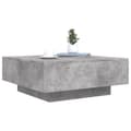 Miniatyrbilde 3 av 10: vidaXL Salongbord betonggrå 80x80x31 cm sponplate
